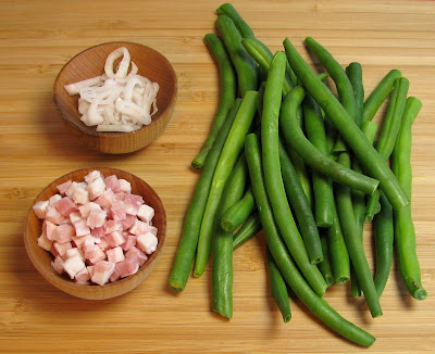 Green Beans with Pancetta and Shallots