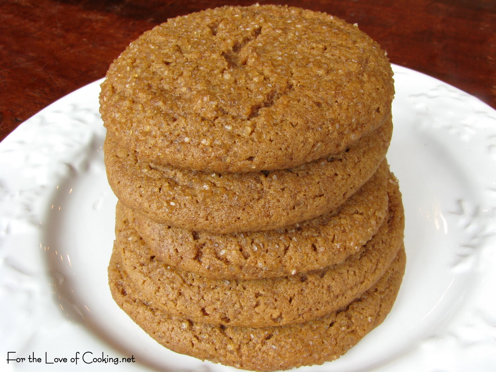 Cinnamon Snaps For the Love of Cooking