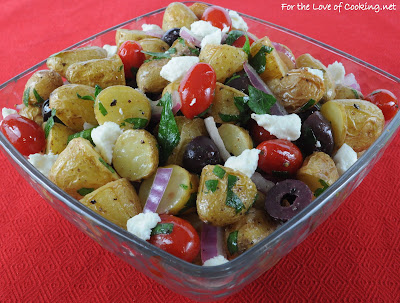 Mediterranean Roasted Potato Salad 