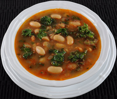 White Bean Soup with Chorizo and Kale