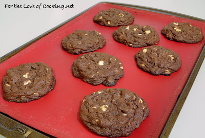 Double Chocolate Almond Cookies 