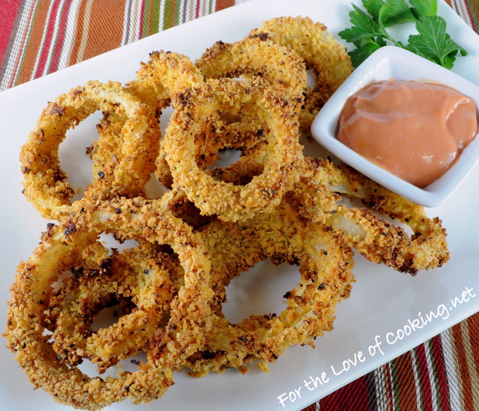 Baked Onion Rings For the Love of Cooking