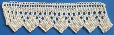 1884 Knitted Lace Sample Book: 10. Knitted Edging