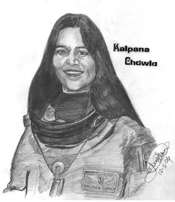 Avaniesh Arts-Simply Electrifying: Kalpana Chawla