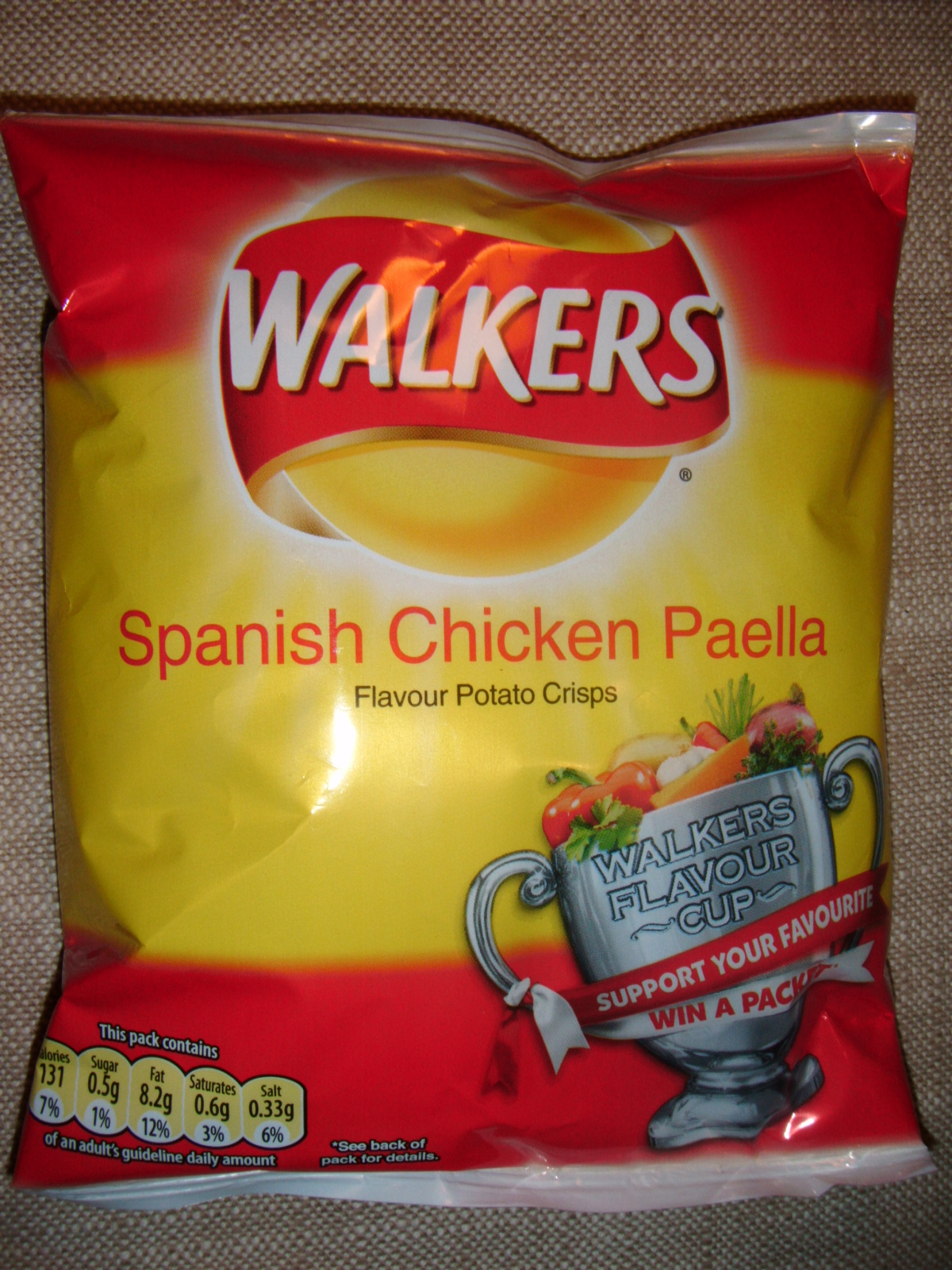 FOODSTUFF FINDS Walkers Spanish Chicken Paella Crisps (Asda)