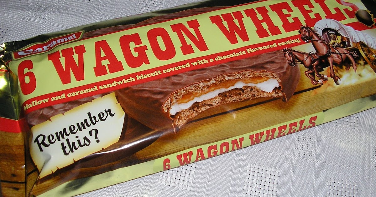 FOODSTUFF FINDS Wagon Wheels Caramel (Tesco)