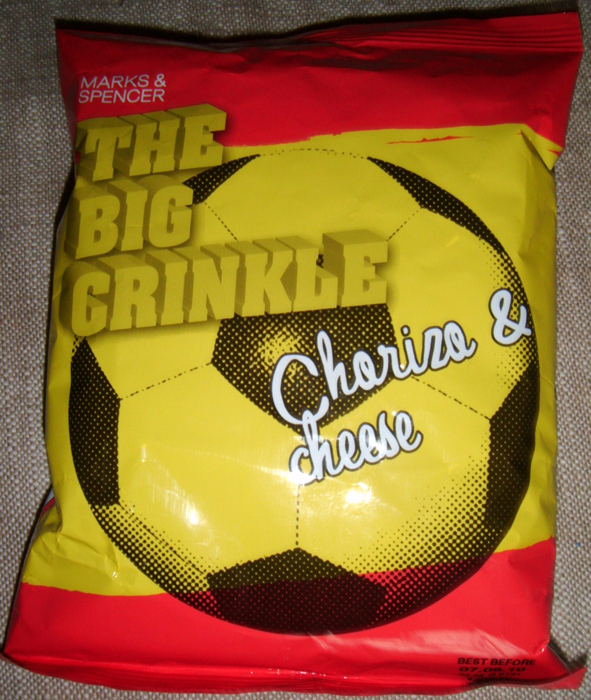 FOODSTUFF FINDS The Big Crinkle [Crisps] Chorizo & Cheese [By Spectre