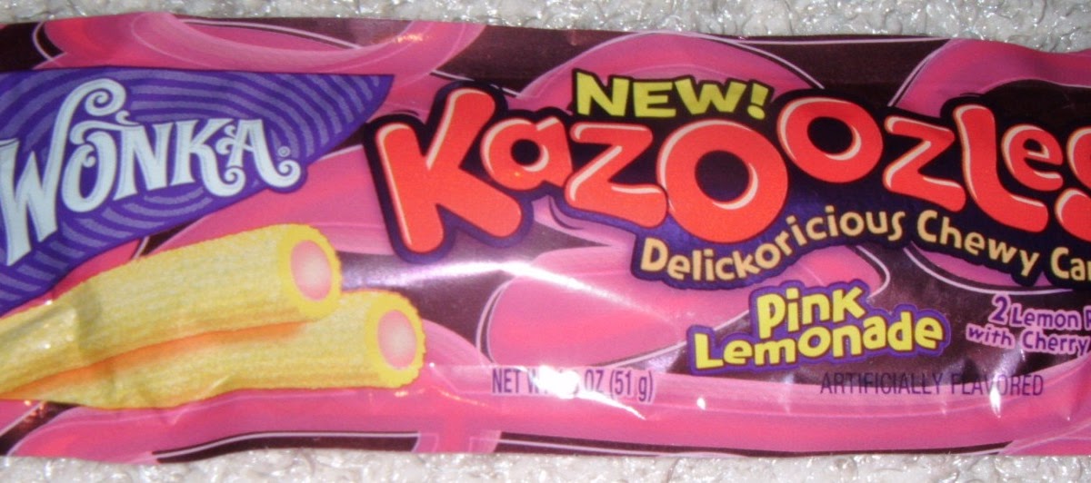 FOODSTUFF FINDS New Wonka Kazoozles Pink Lemonade [By Spectre