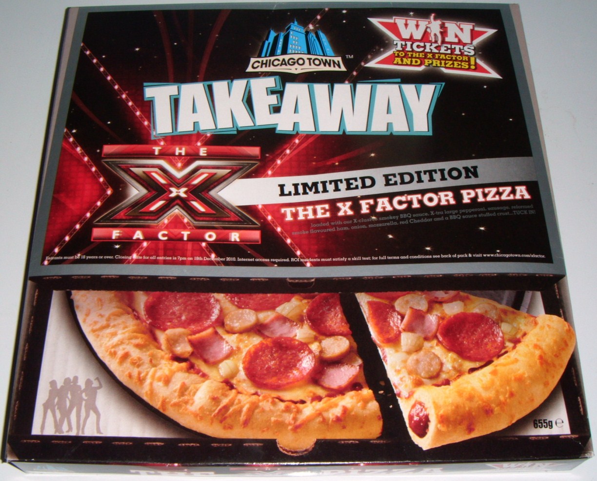 FOODSTUFF FINDS Chicago Town TakeAway The XFactor Pizza (Sainsbury’s)