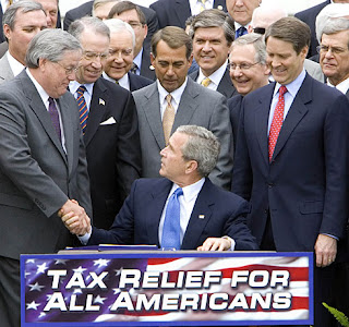 Bush signs the tax increase of 2006 Bush signs the tax increase of 2006