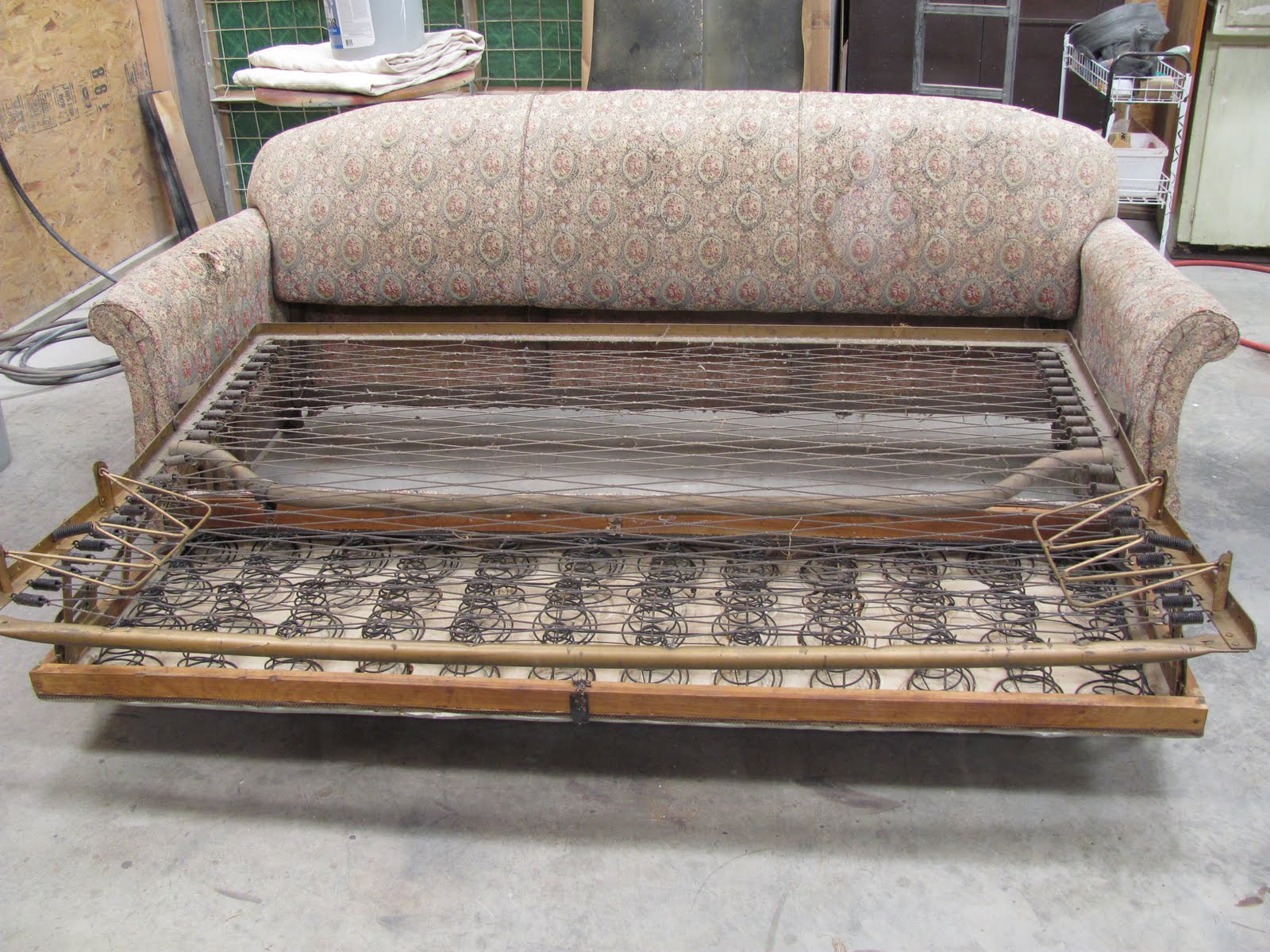 Thomas Nelson Furniture Restoration Antique Sleeper Sofa