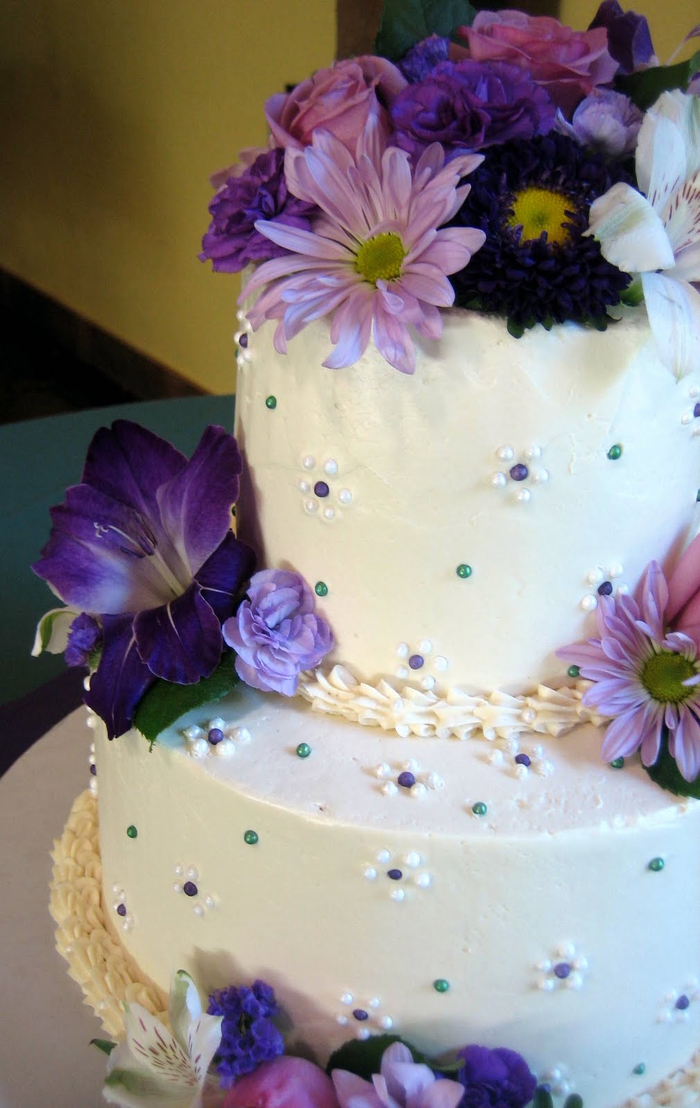 Jillicious Discoveries Three Purple Wedding Cakes
