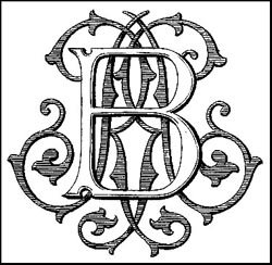 my own monogram, RB