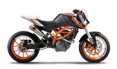 Motor KTM DUKE 125 Race and Stunt