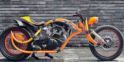 Harley Davidson from Honda mega pro modif