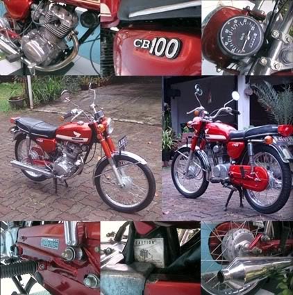 1978 Honda CB 100 Original by Agan green flame - Classic ...