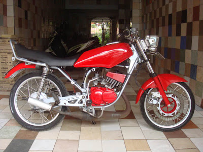 Yamaha 95 RX King Modif cool Red airbrush