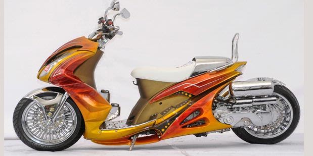 All Of Modification: Modifikasi Yamaha Mio Best Low Rider Extreme