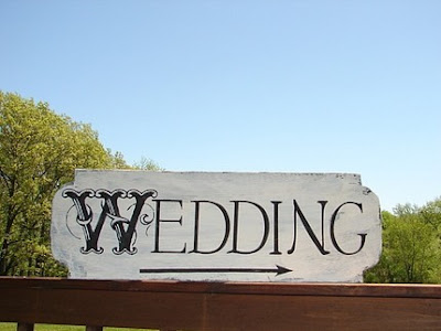 wedding signage