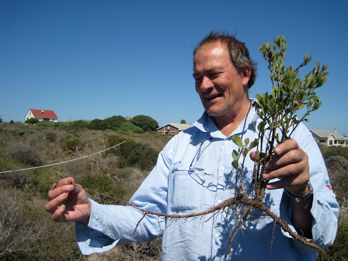 Happy botanist