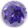 Loose cz Violet Color AAA Quality round Stones