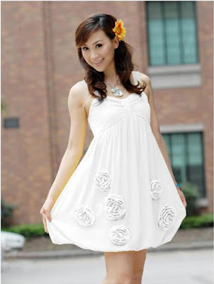 white dress