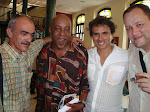 Luis Sorinas, director de El Laguito y César Adames