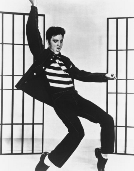 Was dancing to the jailhouse rock.” - lyrics, Elvis Presley, Jailhouse Rock