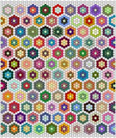 Grandmother's Flower Garden quilt in EQ5