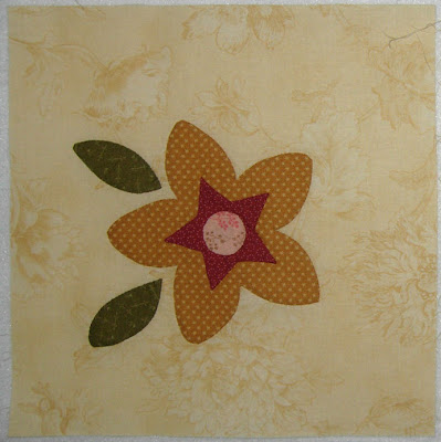 Greenpiece applique block 5