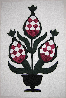 Grandma's Country Album II block Patchwork Pineapple