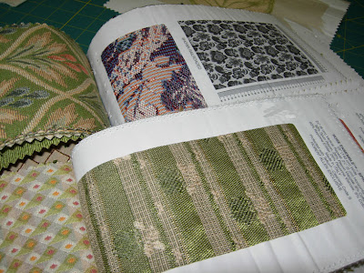 paper-backed fabric samples