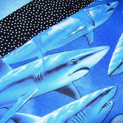 shark filled waters