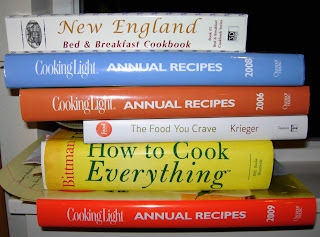 pile of cookbook sources