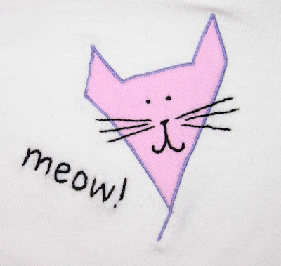 kitty applique