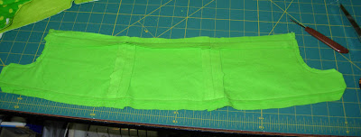 the new pieces stitched together