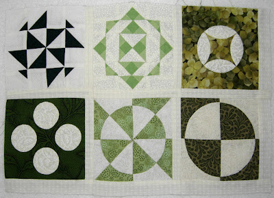 my first sashed Stickle blocks