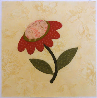 Greenpiece applique block 16