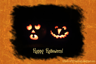 glowing pumpkins