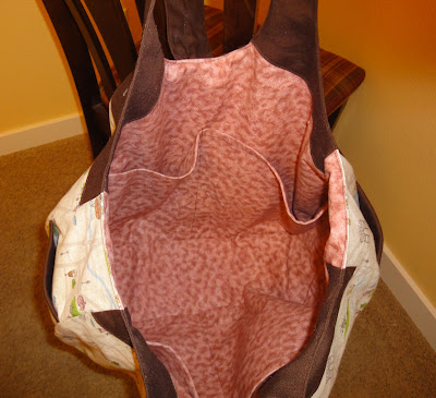 Cosmo bag, interior peek