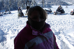 Rylee going snowmobiling