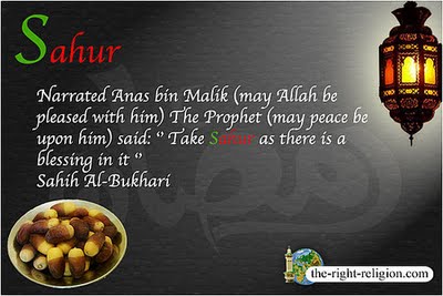 Diari Seorang Mujahidah Kelebihan Bersahur Waktu Sahur Yang Dianjurkan Oleh Nabi