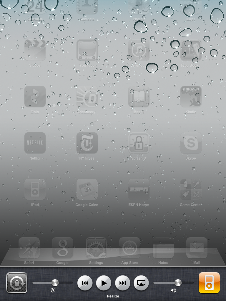 iphone rotating lock screen
