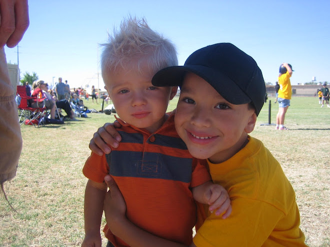 With Ekika at his T-Ball game