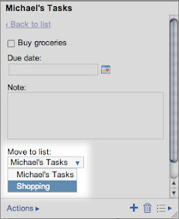 Tasks tweaks Move to list and split merge - 79