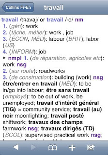 Collins French Dictionary IPA App Version 3.02