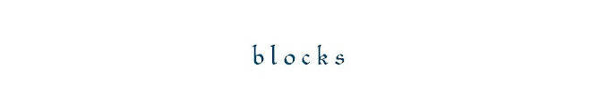 text head - blocks