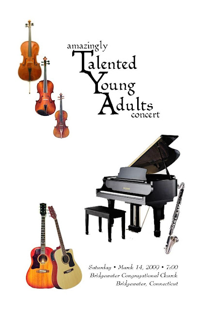 kids concert program cover