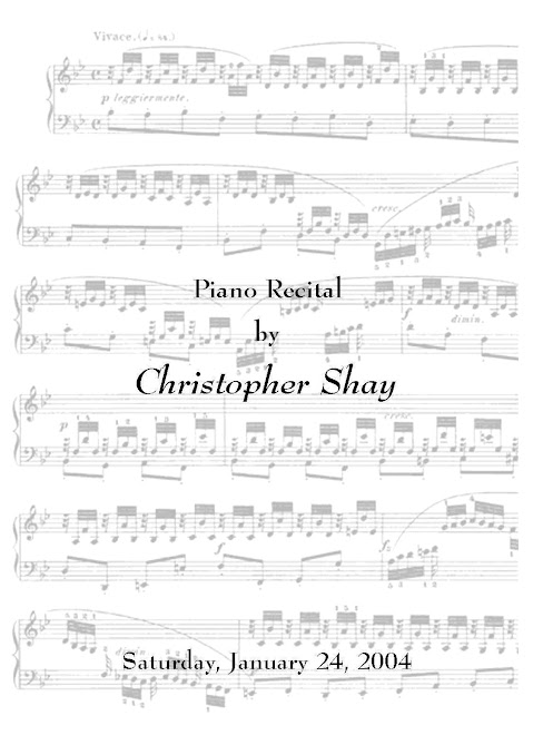 chris shay's recital