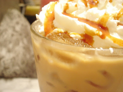 iced caramel latte